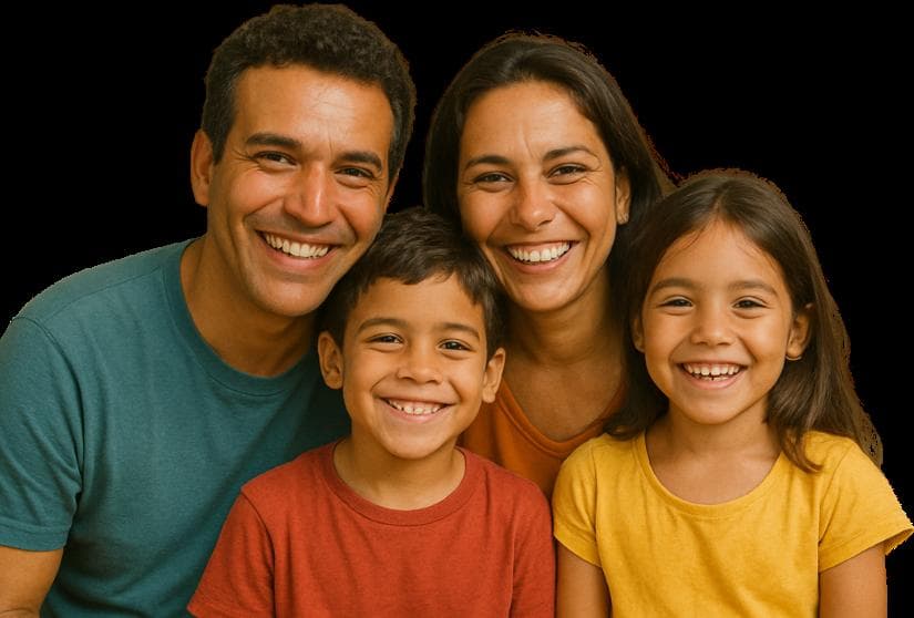 Família atendida pela SAFS