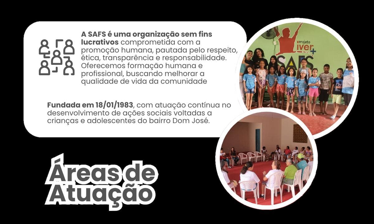 Atividades da SAFS no bairro Dom José